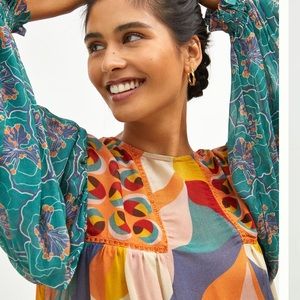 Anthropologie Miranda peasant blouse